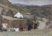 Fernand Khnopff In Fosset The Hamlet painting